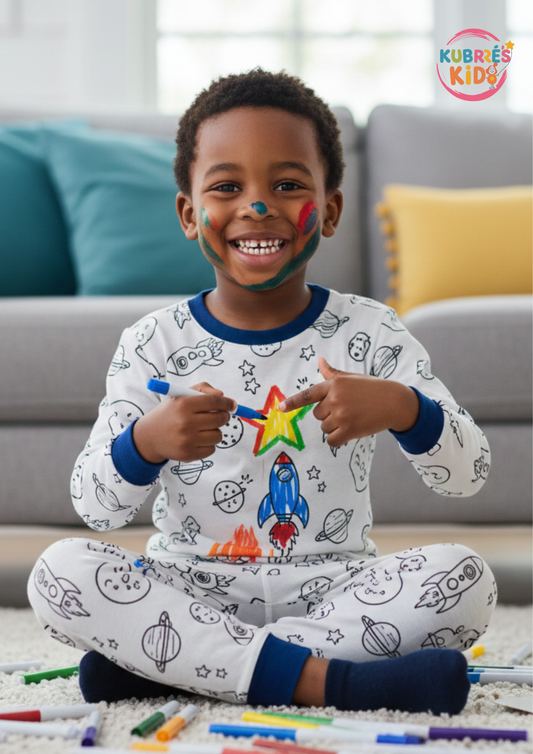 Tofi Rocket Colour & Wash Pyjamas